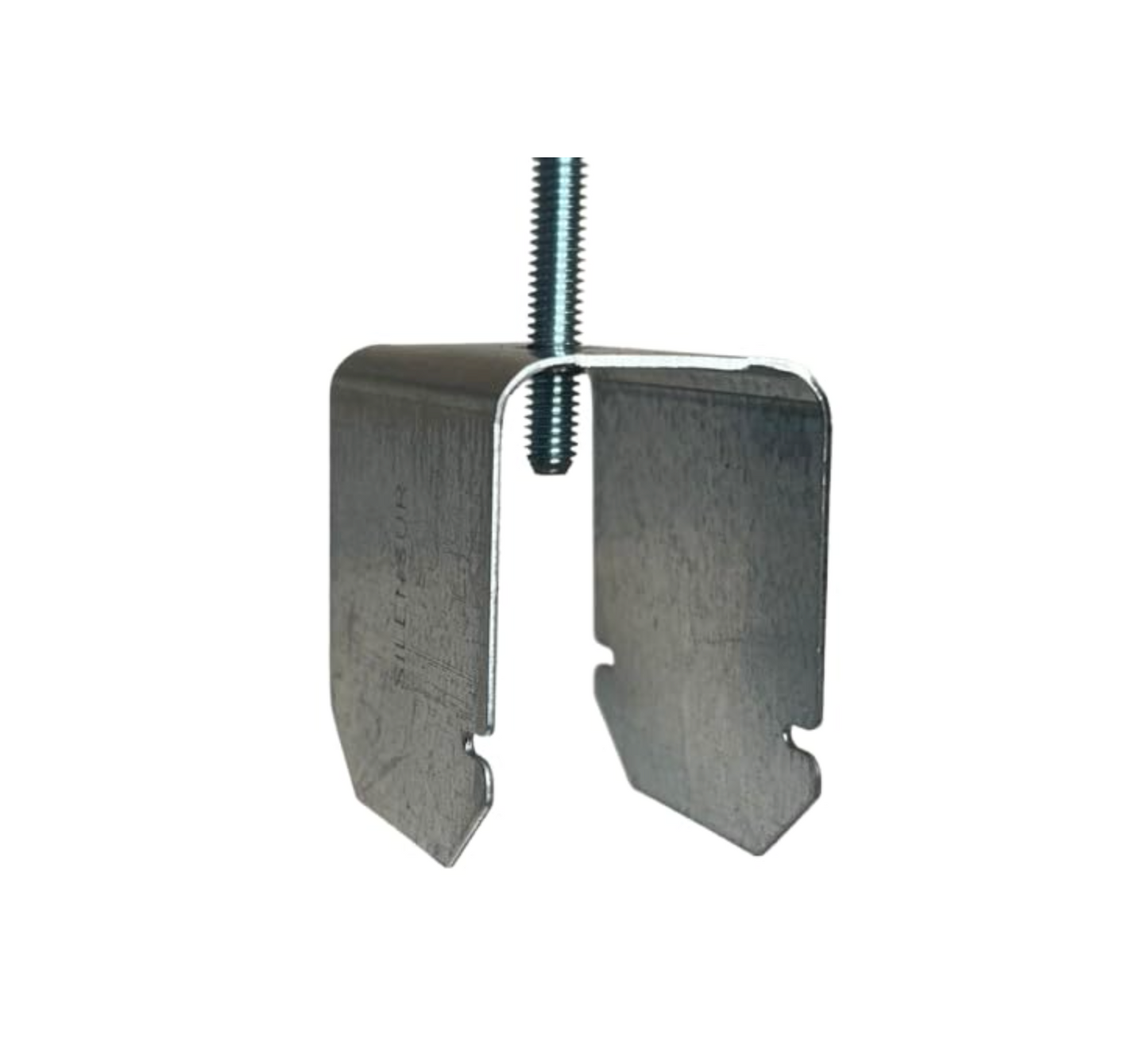 Pieza Cuelgue Techo Continuo. Pivot 47 mm. Horquilla niveladora (Caja 100 Uds) Precio IVA Incluido